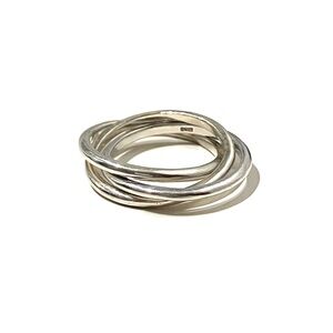 Elegant Silver Stacking Ring Set - reminiscent of Spinelli
